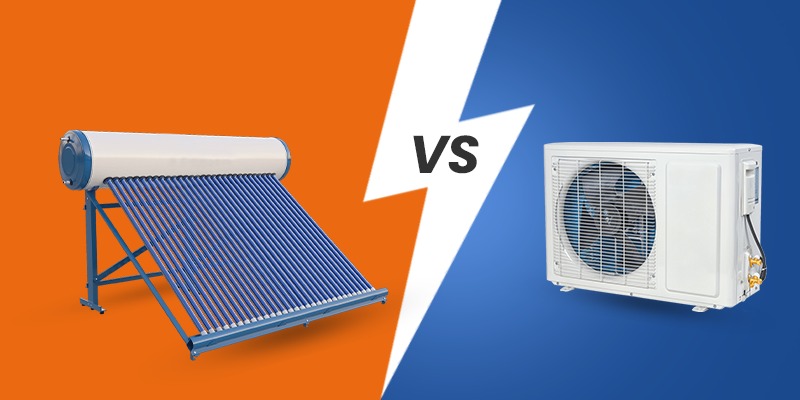 Solar Water Heater vs Heat Pump